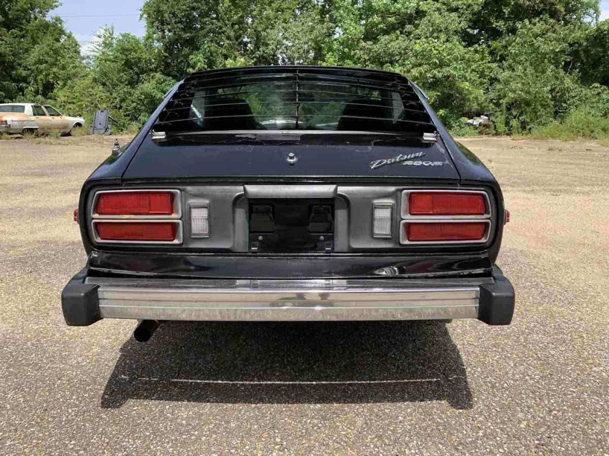 1978 datsun 280z sportscar black rwd manual black pearl