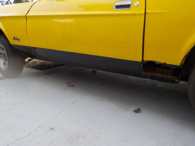 1973 mustang fastback project, 351-4v, automatic, ac, pdb, ps, am/fm no reserve