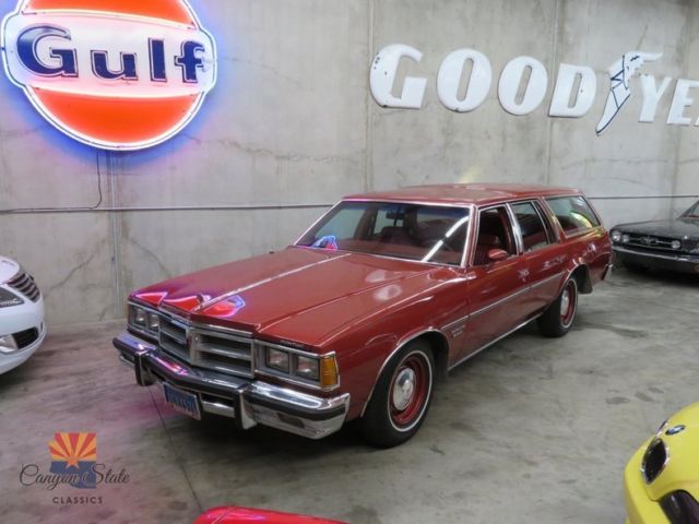 1977 pontiac catalina safari wagon, 403ci 6.6l v8, cold a/c, dual rear gate