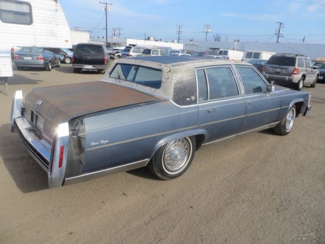 1984 cadillac fleetwood brougham used 4.1l v8 16v automatic no reserve
