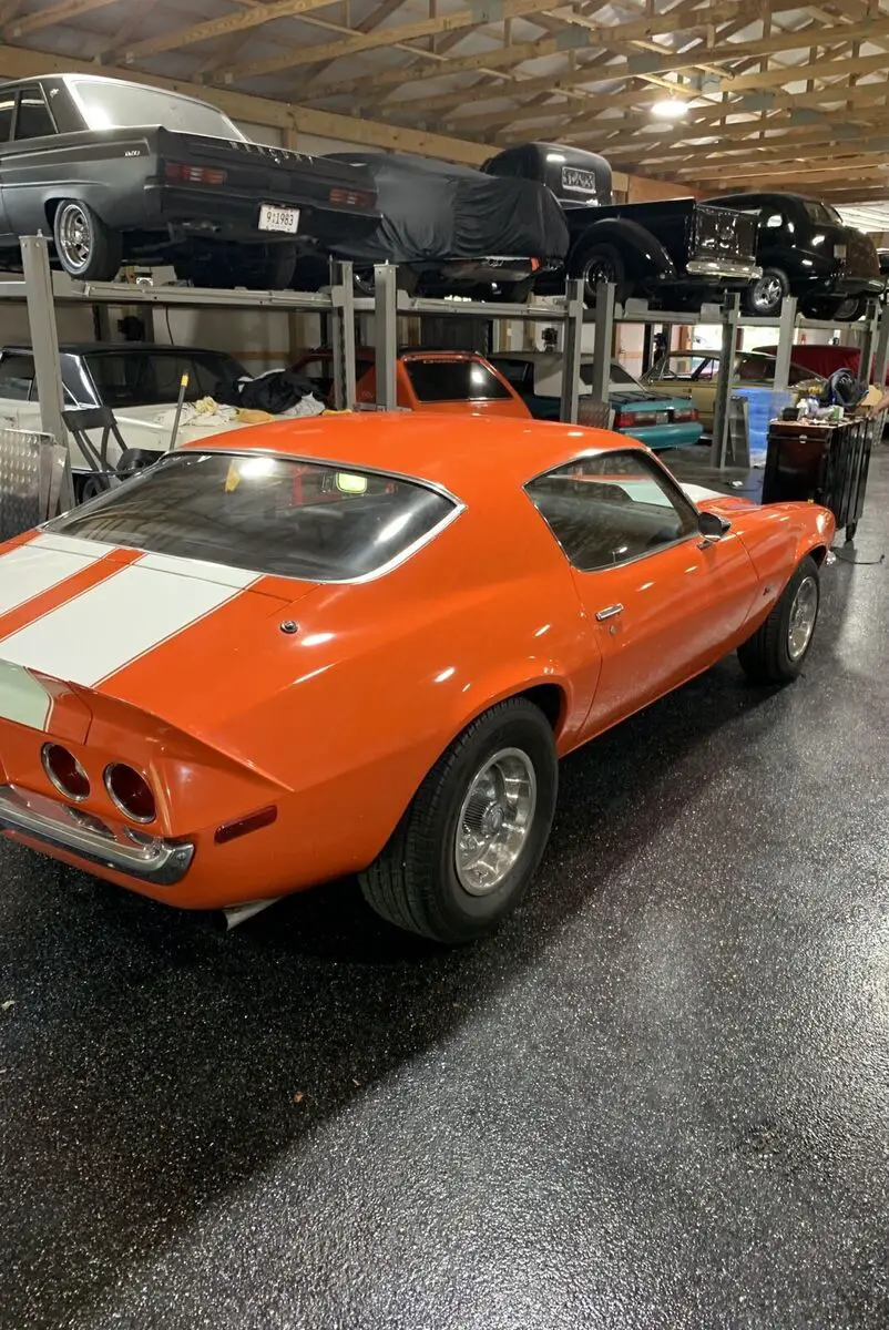 1970 chevrolet camaro coupe orange