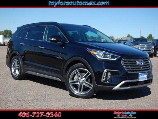 used 2017 hyundai santa fe limited w/ ultimate package great falls, mt 59405 for sale in great falls, montana