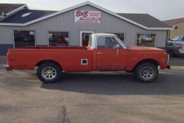 1972 chevrolet k10 0 orange regular cab 8 cyl, automatic