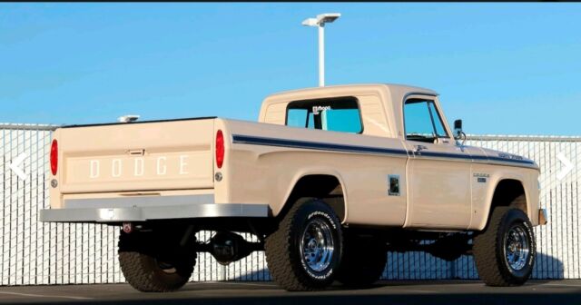 1967 dodge power wagon pickup brown 4wd automatic camper special