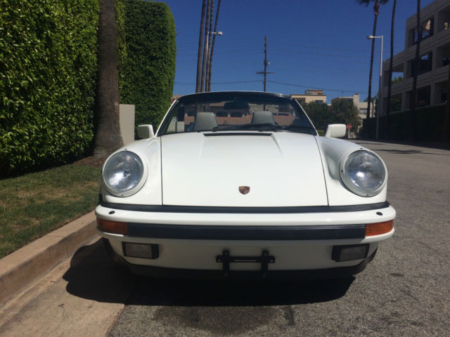 1989 porsche 911 turbo carrera convertible 2-door 3.3l