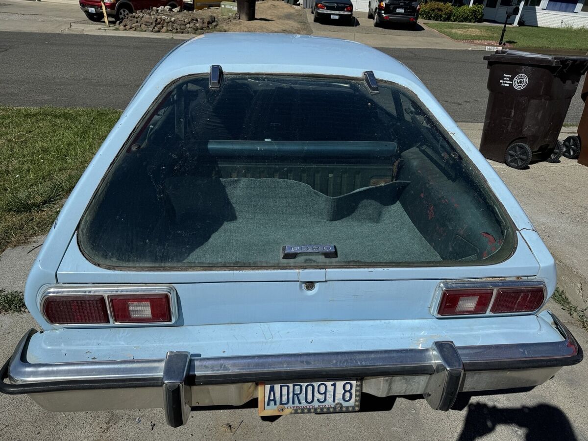 1977 ford pinto blue