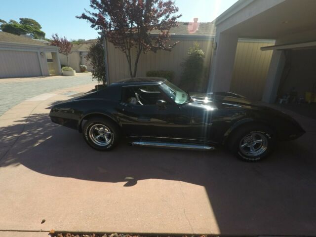 very nice all original black corvette
