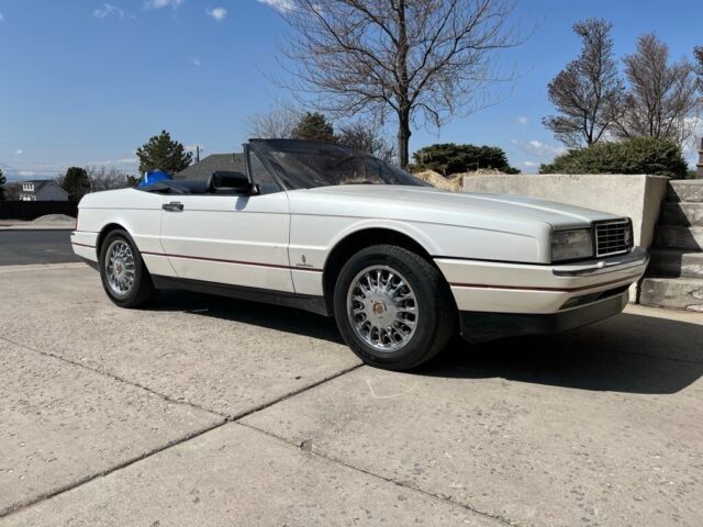 pearl white 1990 cadillac allante 4.5 l automatic available now!