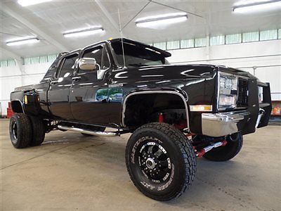 1990 gmc sierra crew cab dually 4x4 stick manual shift 454 big block lifted