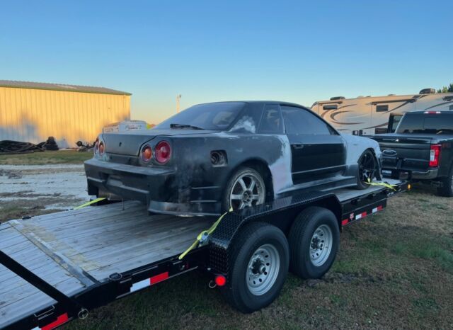1992 nissan gt-r coupe black gtr