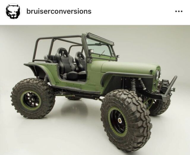 bruiser jeep cj with ls-7 professional crawler build