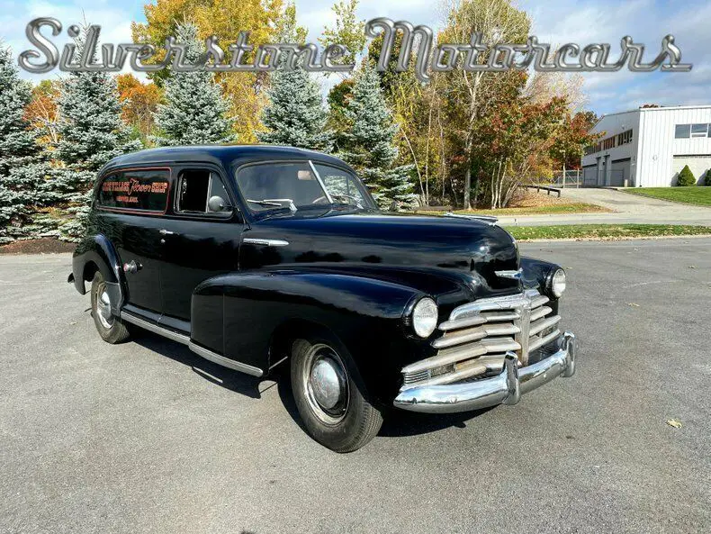 1948 black i6 3speed new brakes body in great shape local business van
