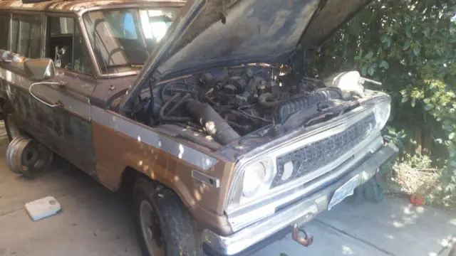 1976 amc jeep wagoneer z code factory 401 automatic quadratrac w/low range unit