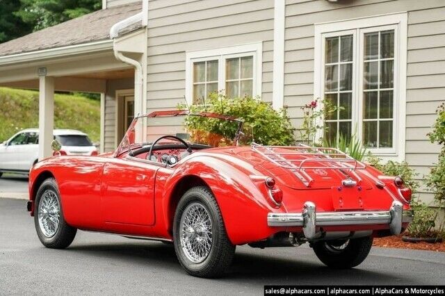 1960 mg mg a mki roadster in chariot red