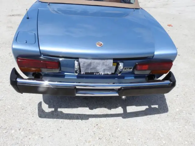 beautiful 1982 fiat spider 2000 - one owner since 1984 - 37,000 miles!