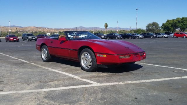 1989 corvette convertible auto so cal car new paint
