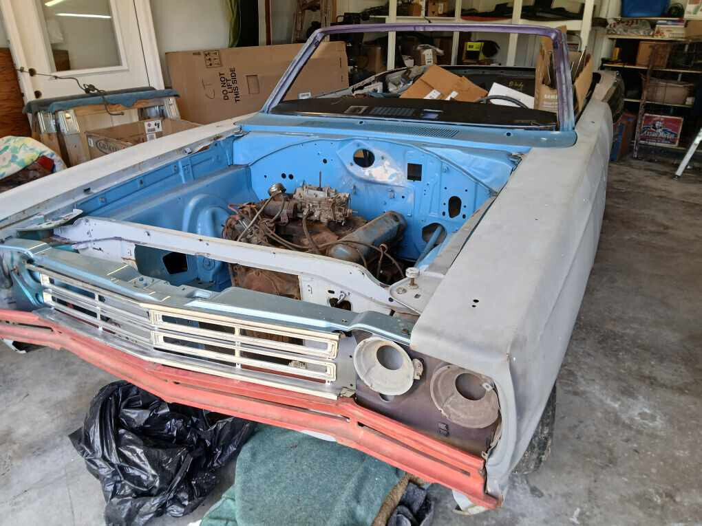 1969 road runner 383 covertible 4 speed factory n96 & tach dana rear very rare
