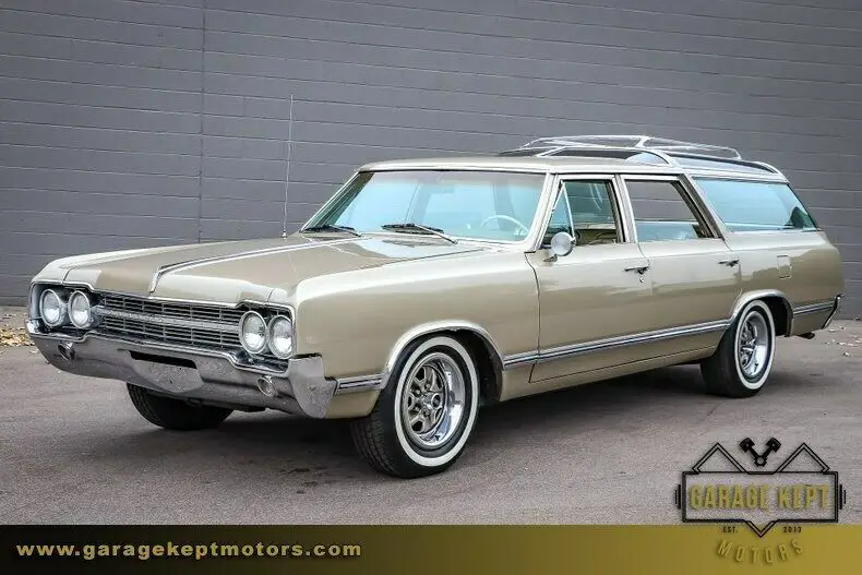 1965 oldsmobile vista cruiser gold station wagon 350 v8 79892 miles