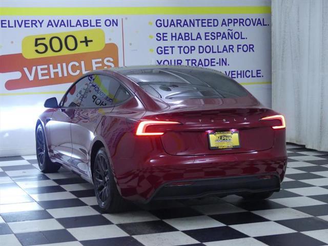 2024 tesla model 3 standard range