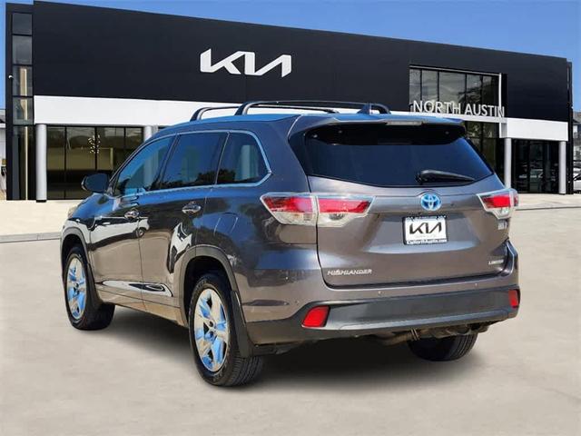2016 toyota highlander hybrid limited platinum