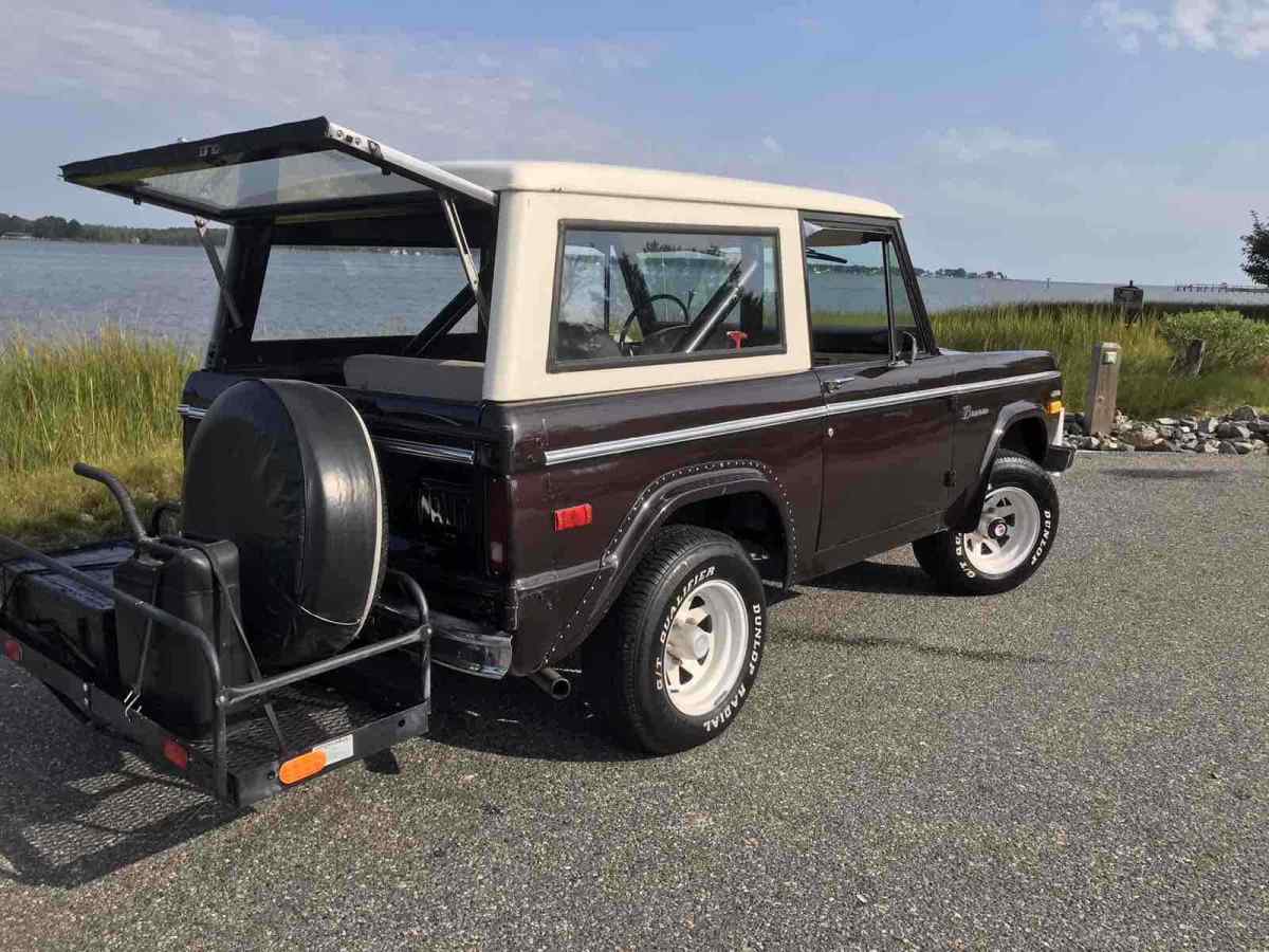 1971 ford bronco suv brown 4wd manual 4x4