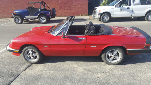 alfa romeo spider graduate convertible