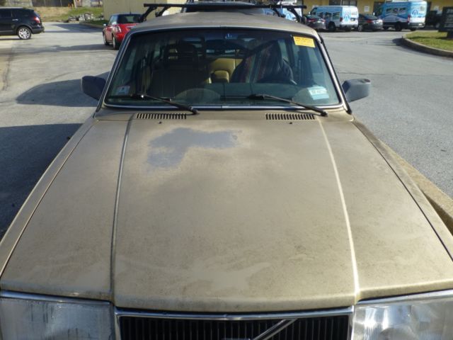 1989 volvo 240 dl wagon parts car mechanic special no reserve