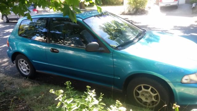 1992 honda civic vx original motor/ transmission with comforts added!