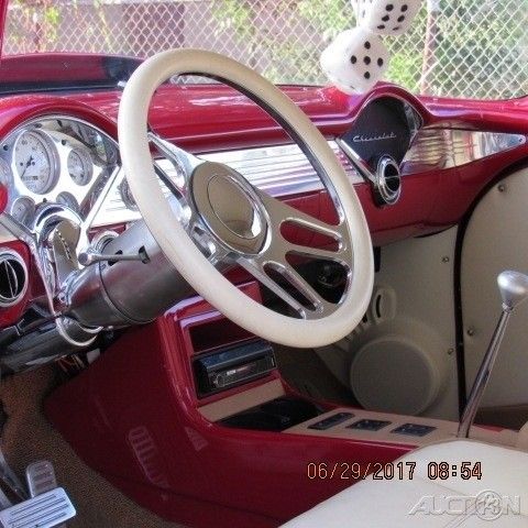 1955 chevrolet bel air v8 gas engine automatic rwd coupe 9" rear lifetime sirius