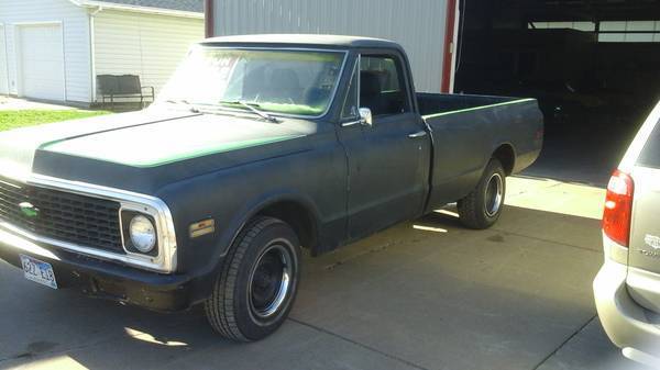 1971 chevrolet c10 pick up clean runs good