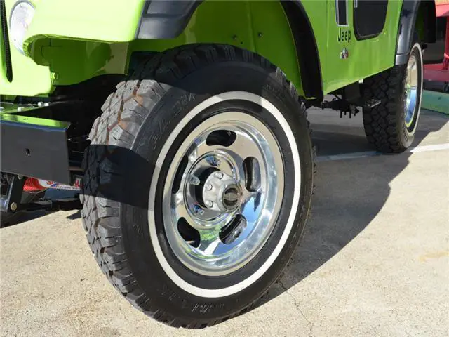 1974 jeep cj-5 renegade 107 miles vibrant green v8 manual