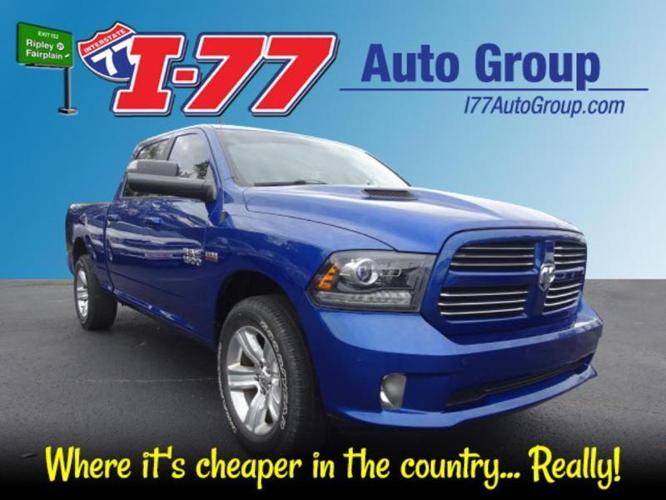2016 ram ram pickup 1500 sport 4x4 sport 4dr crew cab 6.3 ft. sb pickup for sale in ripley, west virginia