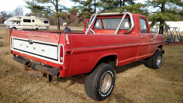 1969 ford f-100 4x4,360 motor, no reserve