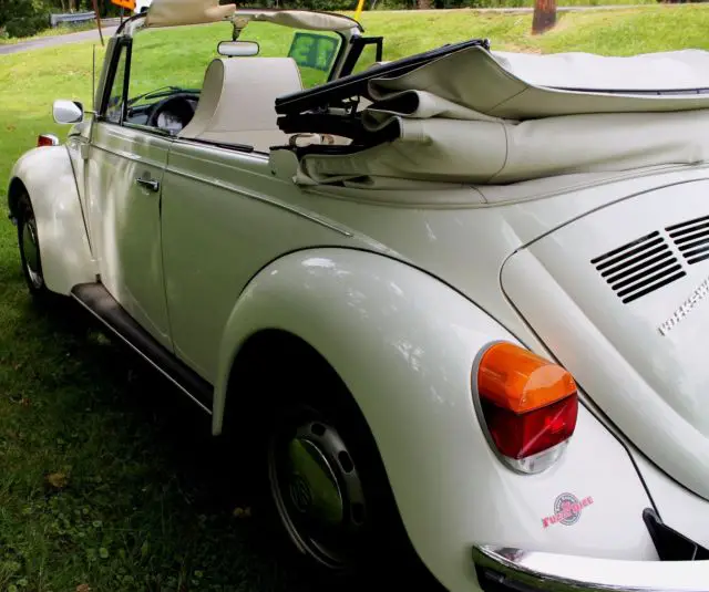 1973 vw beetle karmann body convertible in "like new" condition w/35k miles
