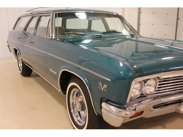 1966 chevrolet impala ss wagon 67258 miles blue 396 4 speed manual