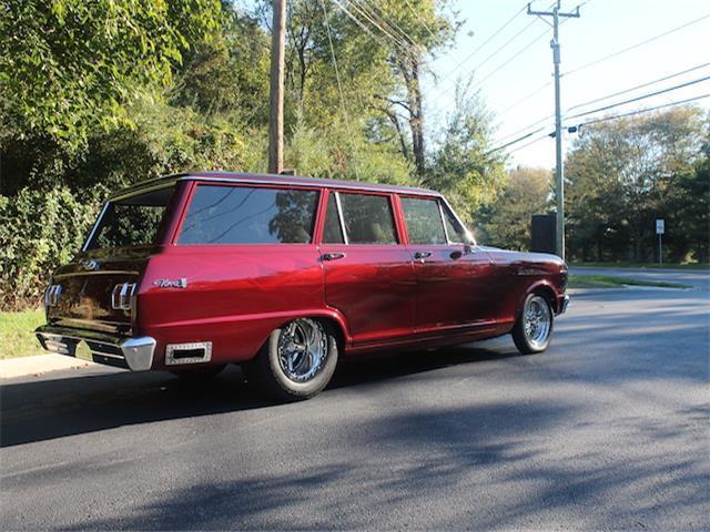1965 chevrolet nova rest-mod 5,890 miles burgundy wagon 350 cu-in automatic