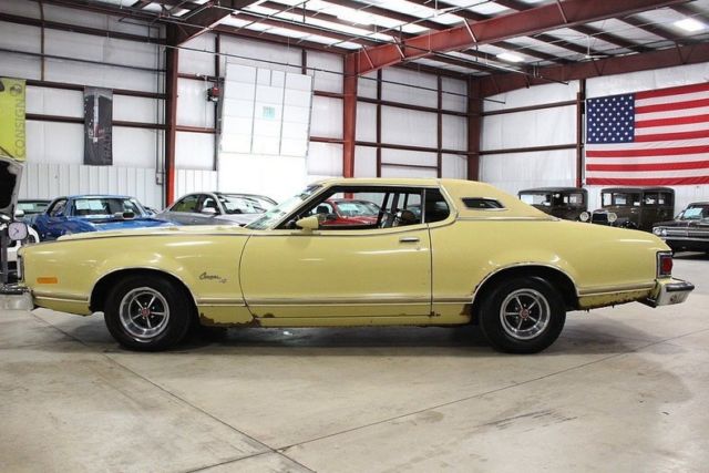 1974 mercury cougar 73910 miles maize yellow coupe 351 v8 automatic