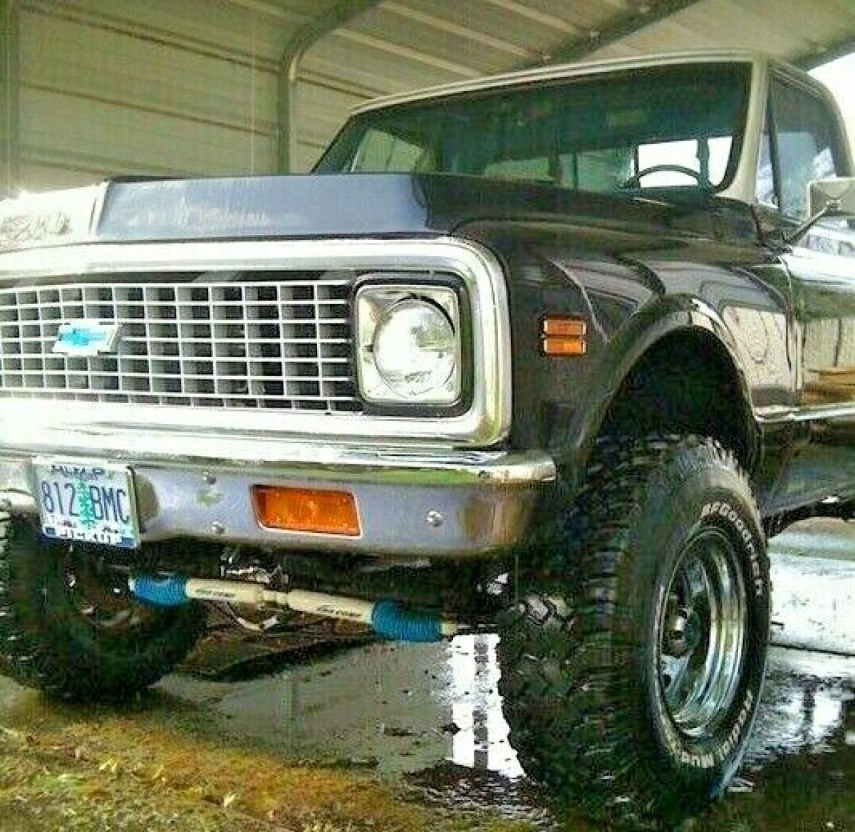 1972 chevy cheyenne truck k10 4x4 short wide bed