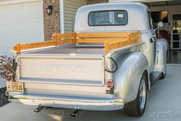 1951 chevrolet 3100 pickup truck, 235 inline 6, 12v, 3 on the tree manual, rwd