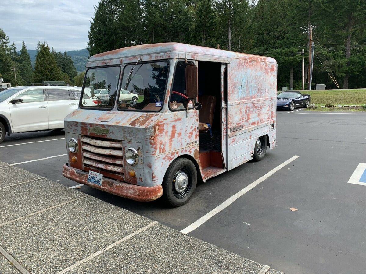 1965 chevrolet p10 stepvan "the snowcone"