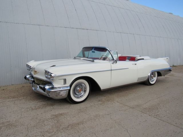 1958 cadillac eldorado biarritz convertible. - factory a/c . tri power