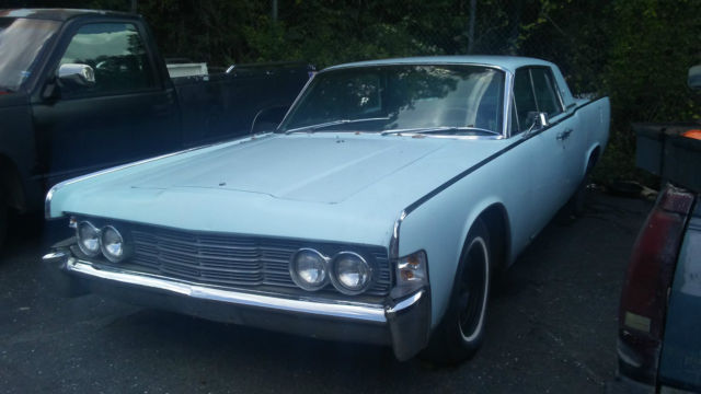 1965 lincoln continental base 7.0l parts car sold on bill of sale