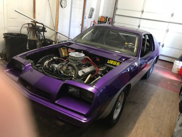 1975 chevrolet monza race car chevy new 355 roller motor tubbed roll cage nice!!
