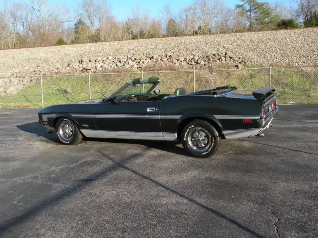 1972 ford mustang convertible 351, automatic, ps, pb, factory air, marti report