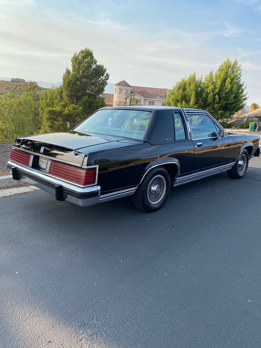 1986 mercury grand marquis sedan black rwd automatic