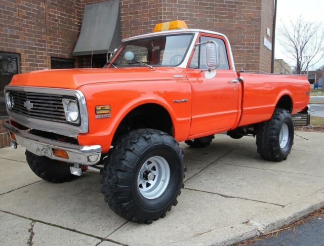 1972 chevrolet chevy c/k pickup k20 4x4 4wd 396 v8 4-speed manual lifted 36k!