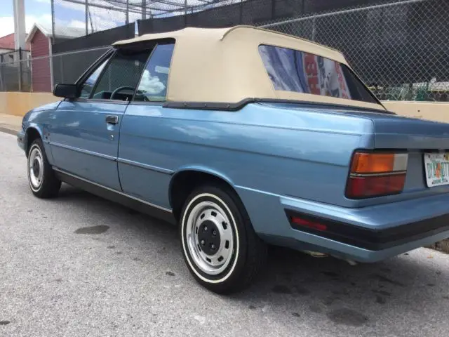 1985 renault alliance convertible 59k original mile time capsule!