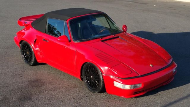 1977 porsche 911 s cabriolet slant nose 106,849 miles red v8 manual