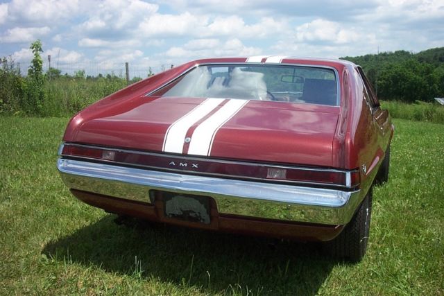 1968 amc amx 390 4 speed 24k original miles no reserve calcutta russet