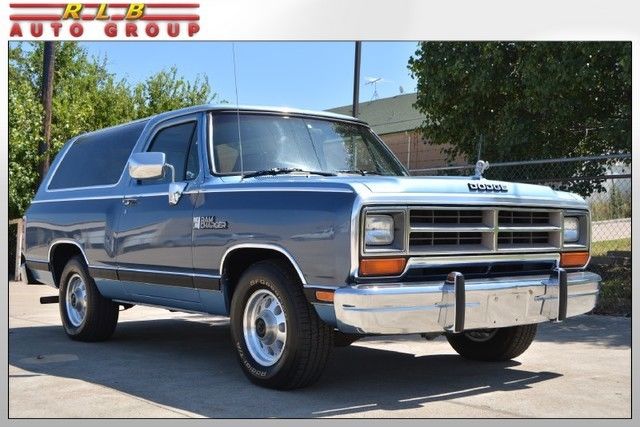 1988 ramcharger incredibly nice low mile collector quality vehicle one of a kind